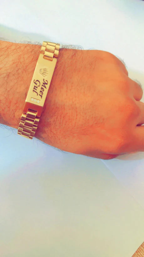 MEN'S BRACELET WITH ENGRAVING